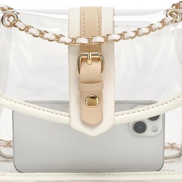 Direct 2 in 1 Clear Purse for Concert Sport, Stadium Approved Clear Cros… - Picture 1 of 6